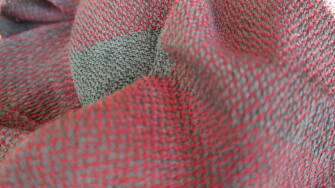 Grey / red